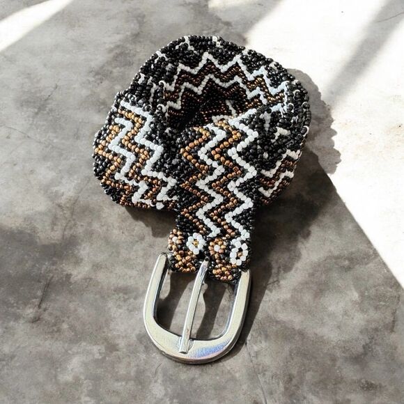 Anthropologie Accessories - Hand-beaded Artisan Belt